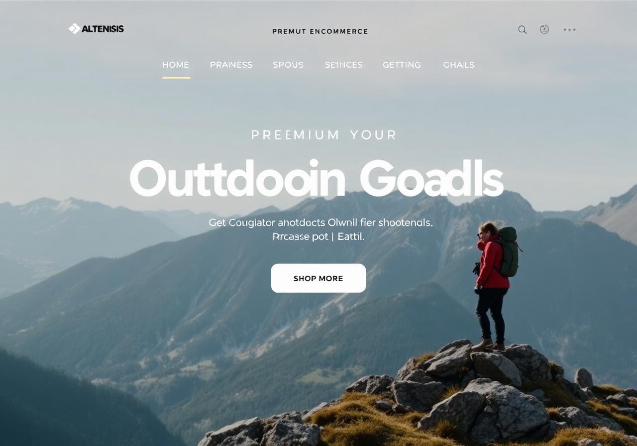 Case study screenshot for Summit Goods — Premium eCommerce